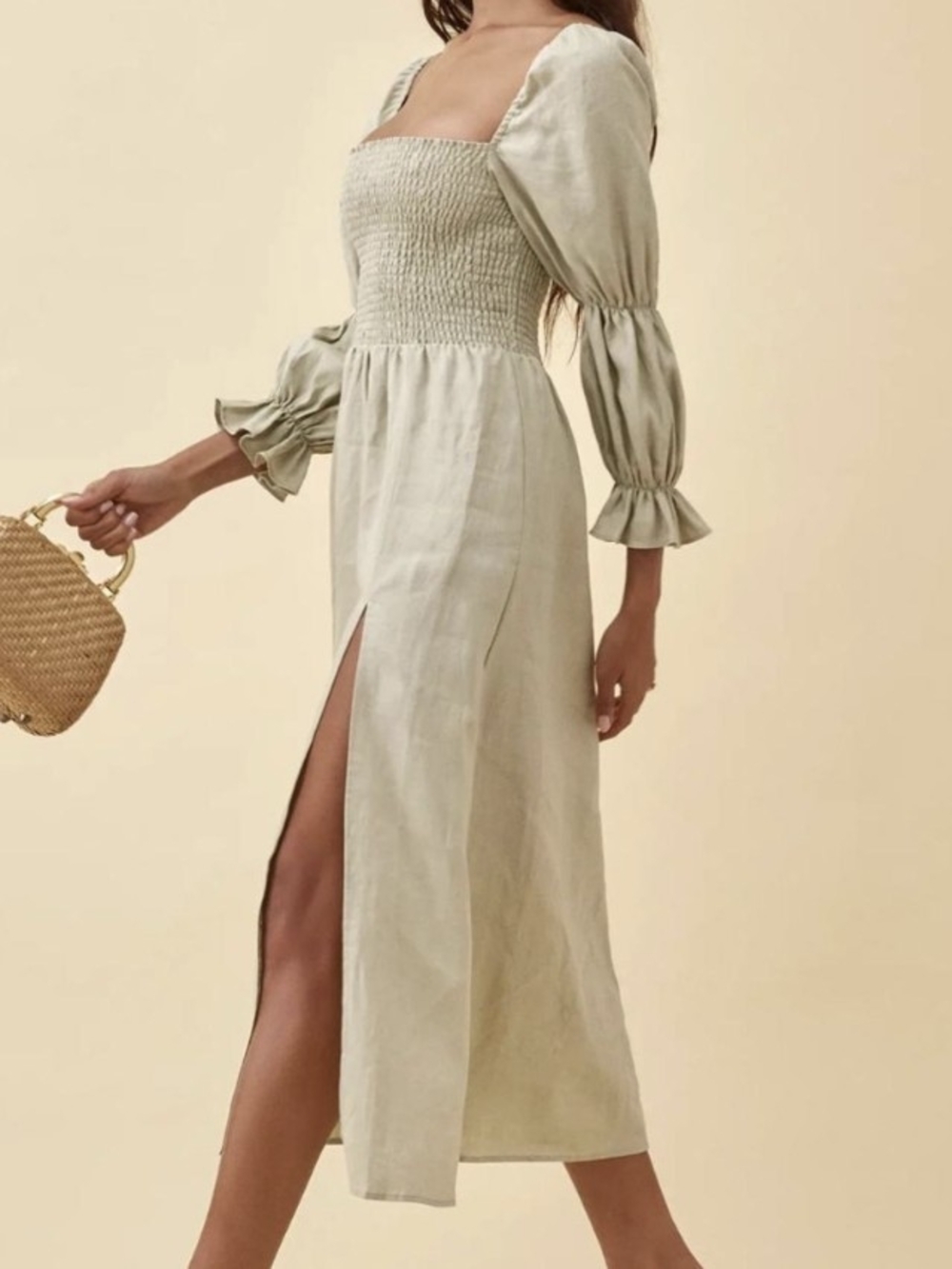 Reformation Hyland linen dress